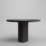 Arc-ruokapöytä, Ø120 - Coffee Black Oak 1