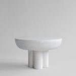 Crown-pöytä, matala - Bone White 2