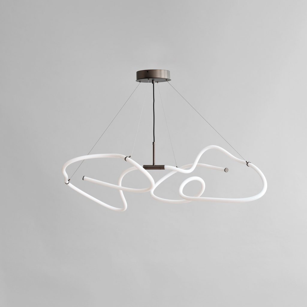 Ghost Chandelier, Mini - Neon (5m)