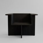 Brutus Lounge Chair - Coffee Black Oak 1