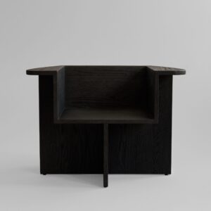 Brutus Lounge Chair - Coffee Black Oak – tuotekuva