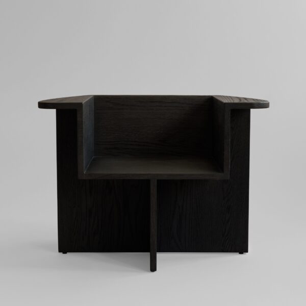 Brutus Lounge Chair - Coffee Black Oak – tuotekuva