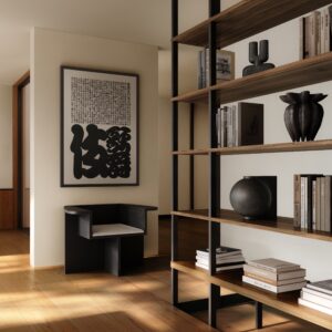 Brutus Lounge Chair - Coffee Black Oak – miljöökuva