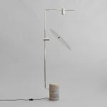 The Moon Floor Lamp - Chrome 1