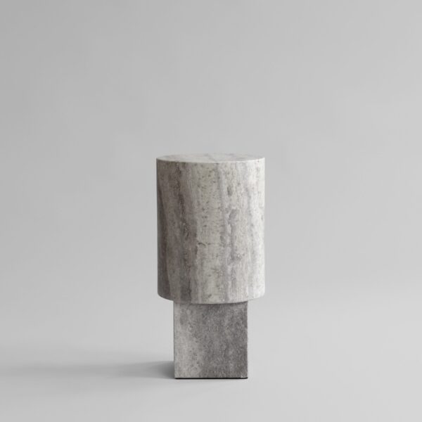 Column-pöytä - Silver Travertine – tuotekuva