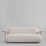 Toe-sohva - Natural Oak / Off White 1
