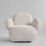 Toe-nojatuoli, Flat - Off White 1