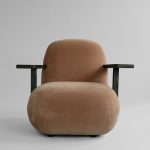 Toe Chair Armrest – Coffee Black Oak / Desert 1