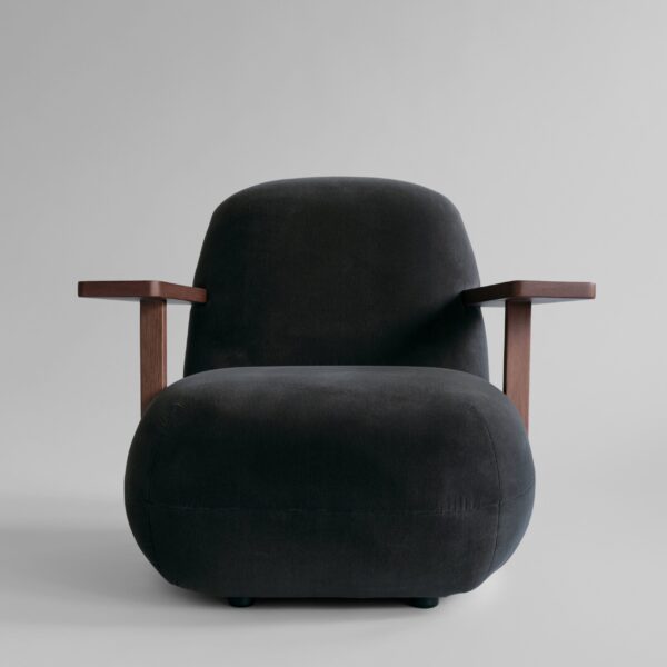 Toe Chair, Armest – Classic Brown Oak / Peat – tuotekuva