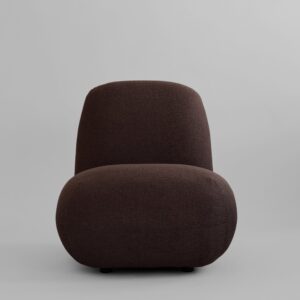Toe Chair, Flat - Tummanruskea – tuotekuva