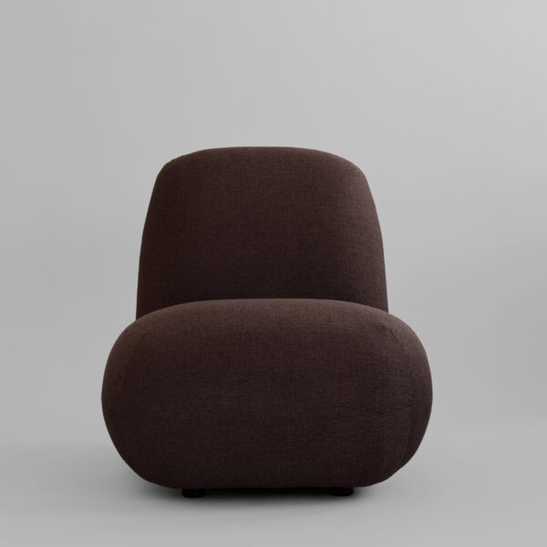 Toe Chair, Flat - Tummanruskea – tuotekuva