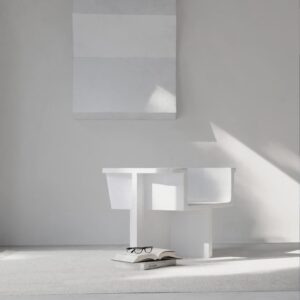 Brutus Lounge Chair - Bone White