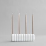 Tube-kynttilänjalka, iso - Bone White 2