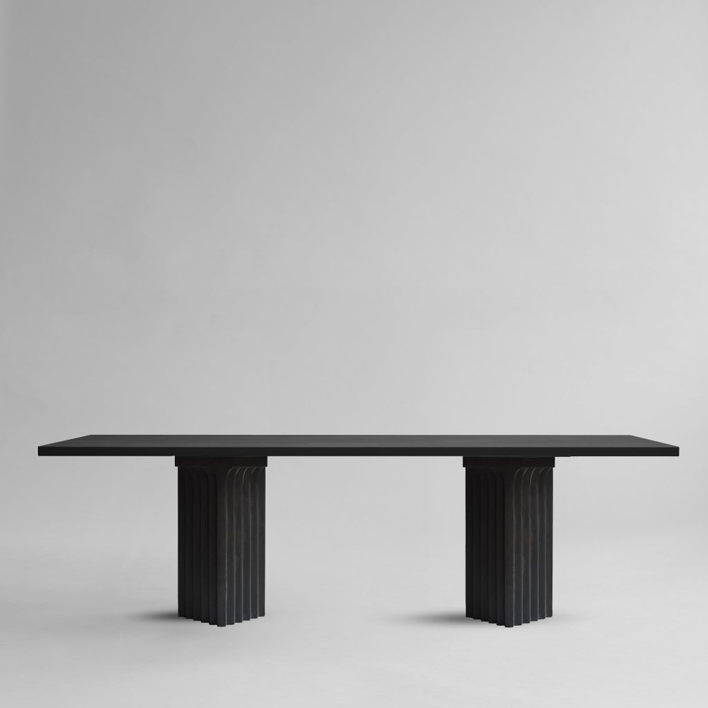 Arc-ruokapöytä, L250 - Coffee Black Oak