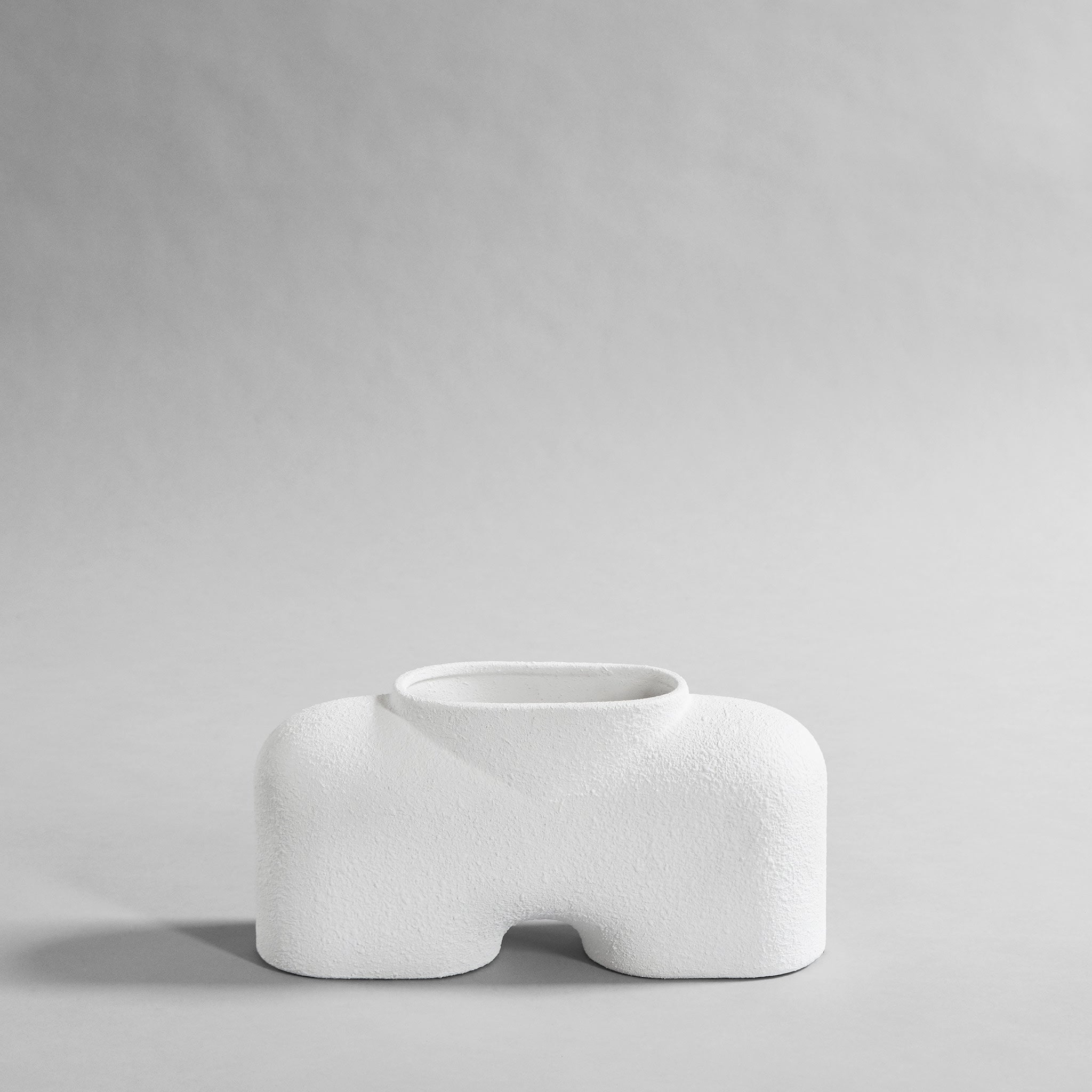 Cobra-maljakko Fat, Medio - Bubble White 2
